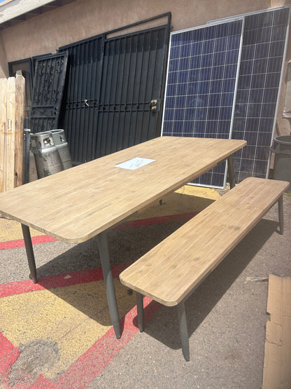 Table with bench