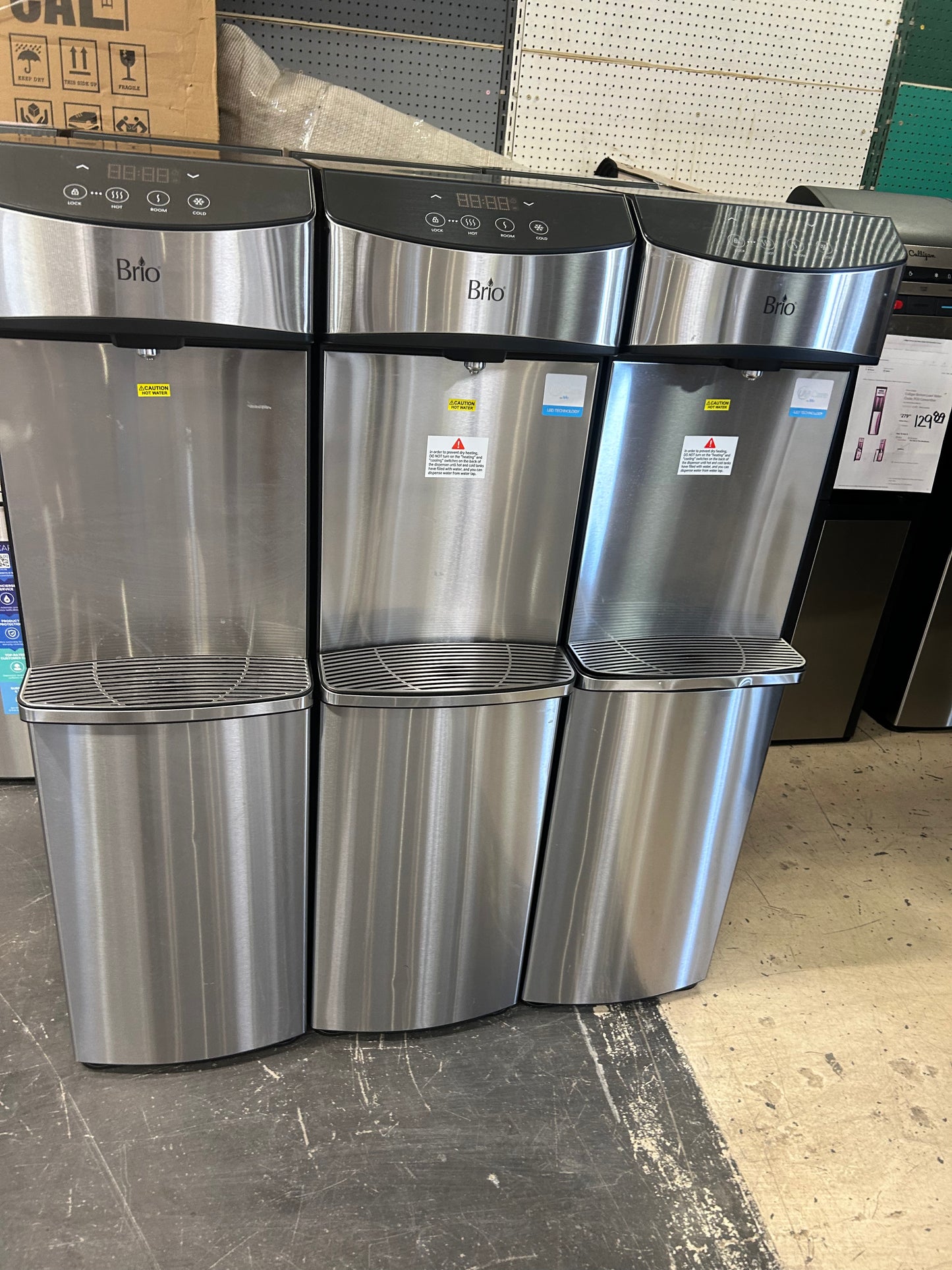 Brio bottom load water cooler dispenser