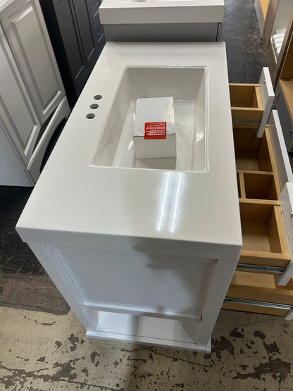 Glacier Bay 37 inch bathroom vanity