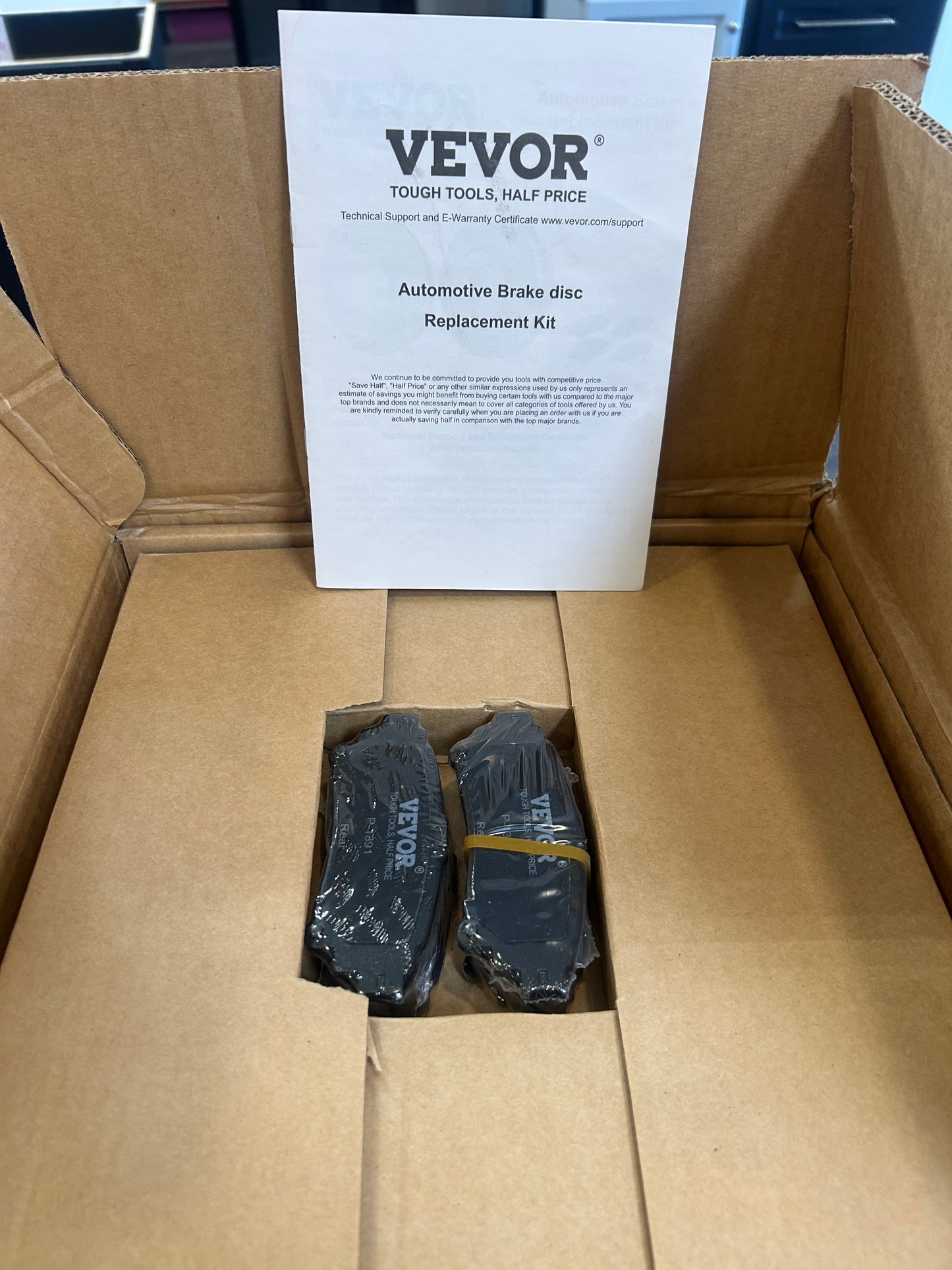 Vevor front and rear brake kit