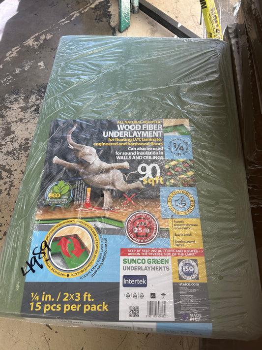 Wood fiber underlayment