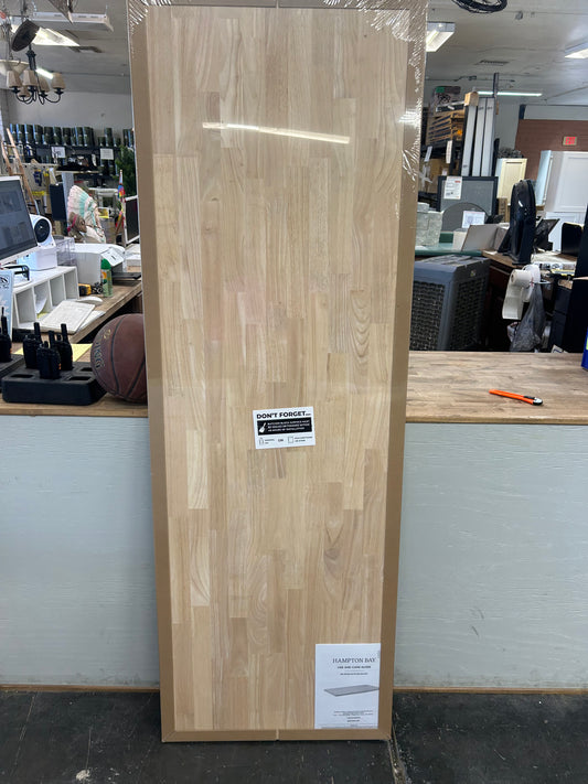 Hampton Bay unfinished solid wood butcher block