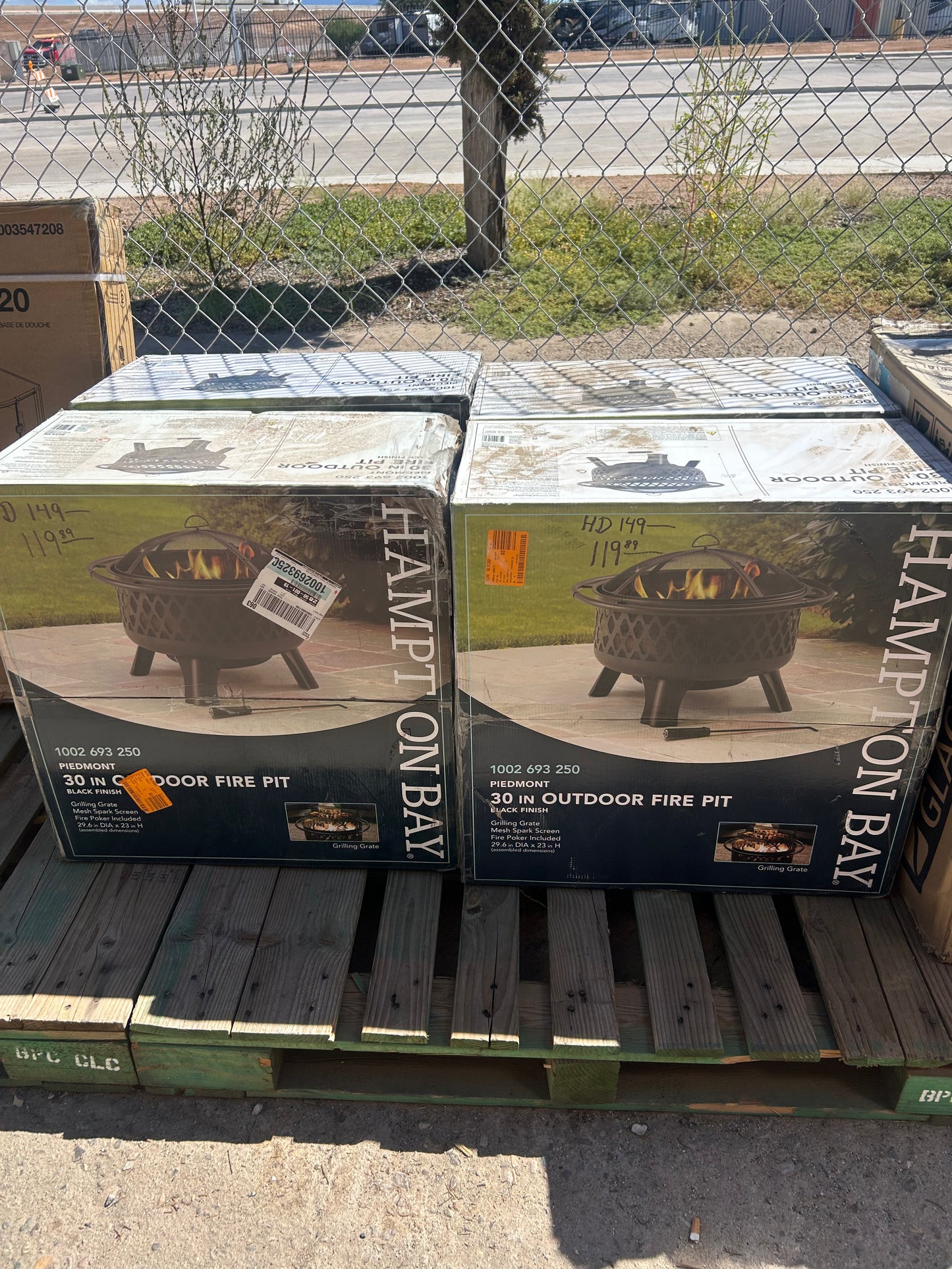 Hampton Bay fire pits