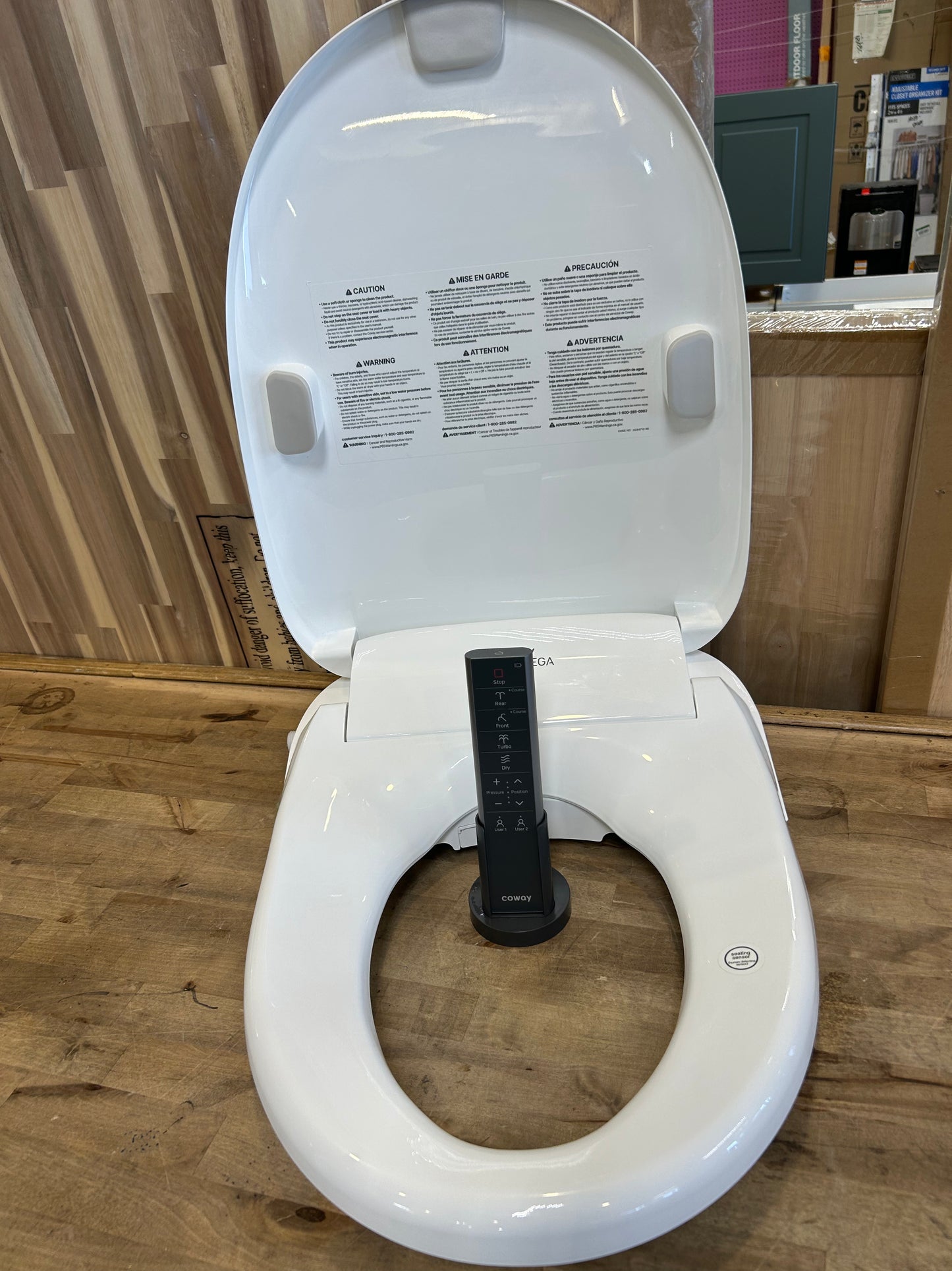 Bidetmega 500s electric instant heating bidet seat