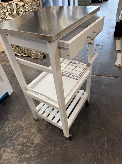 Compact kitchen trolley cart