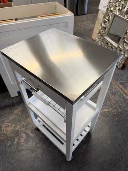 Compact kitchen trolley cart