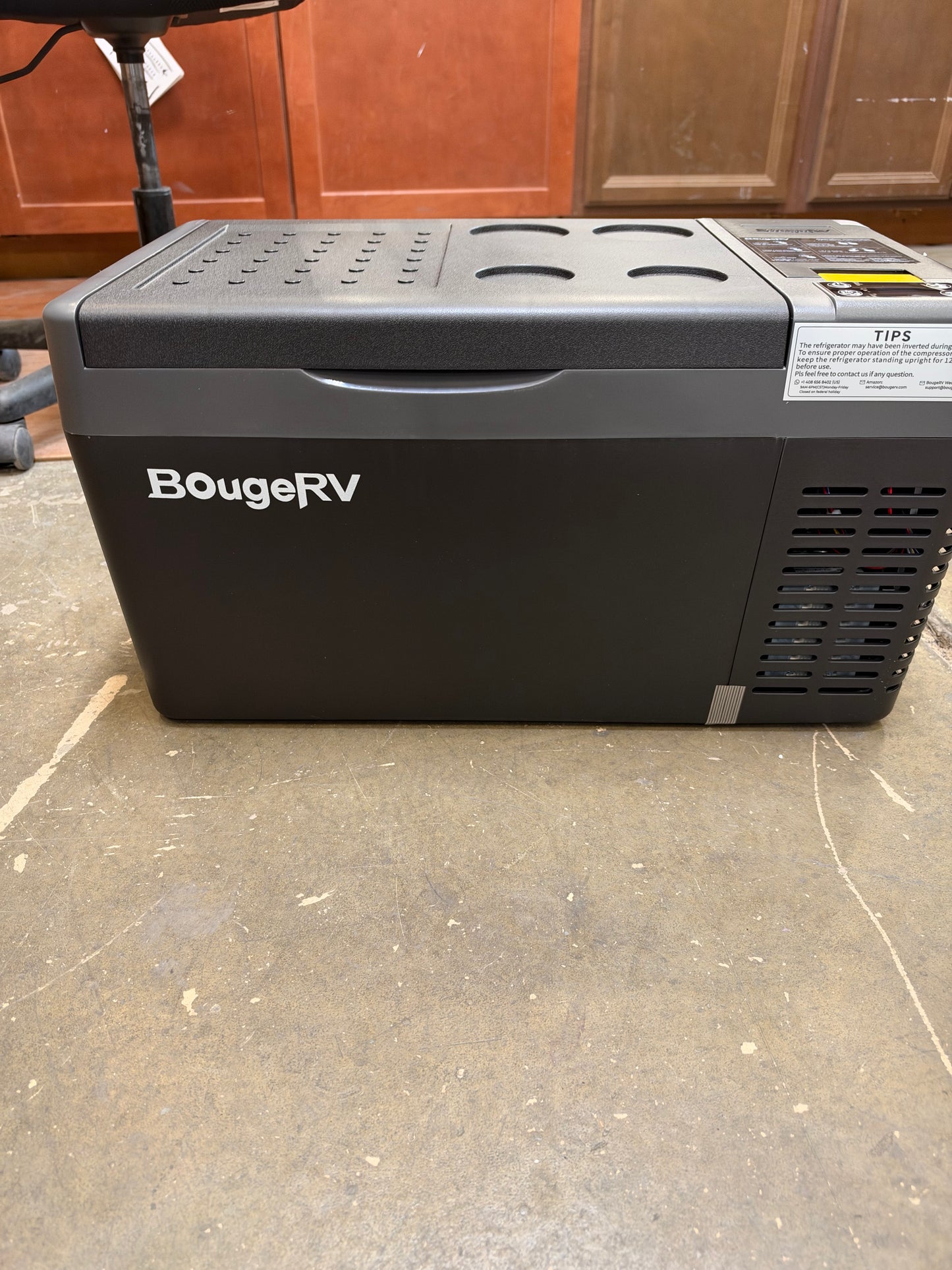 Portable fridge/freezer compressor cooler
