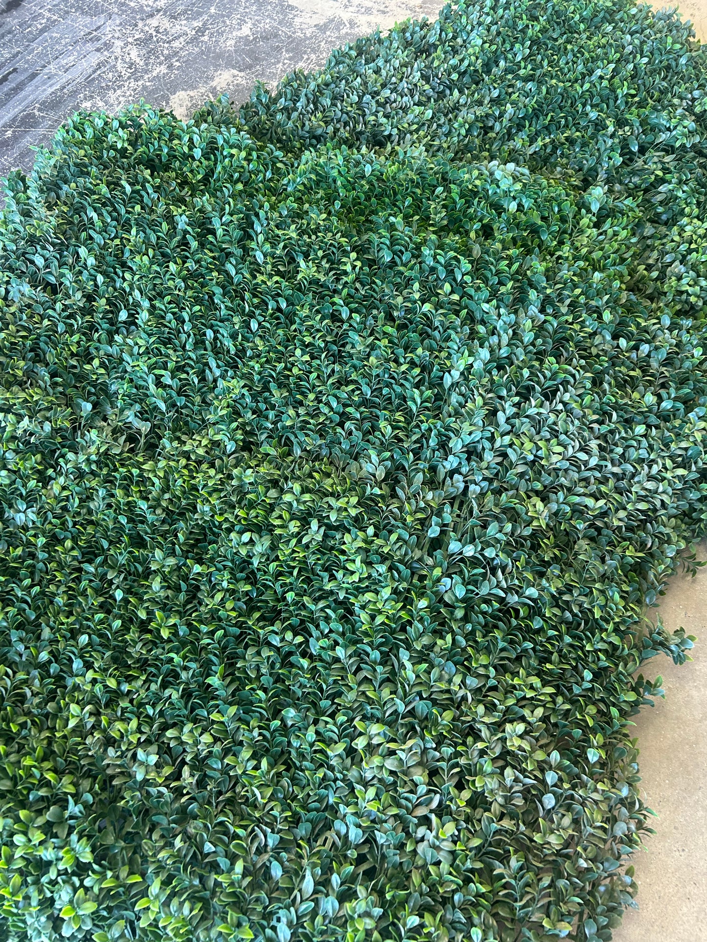 Green Artificial Jasmine Leaf Panels