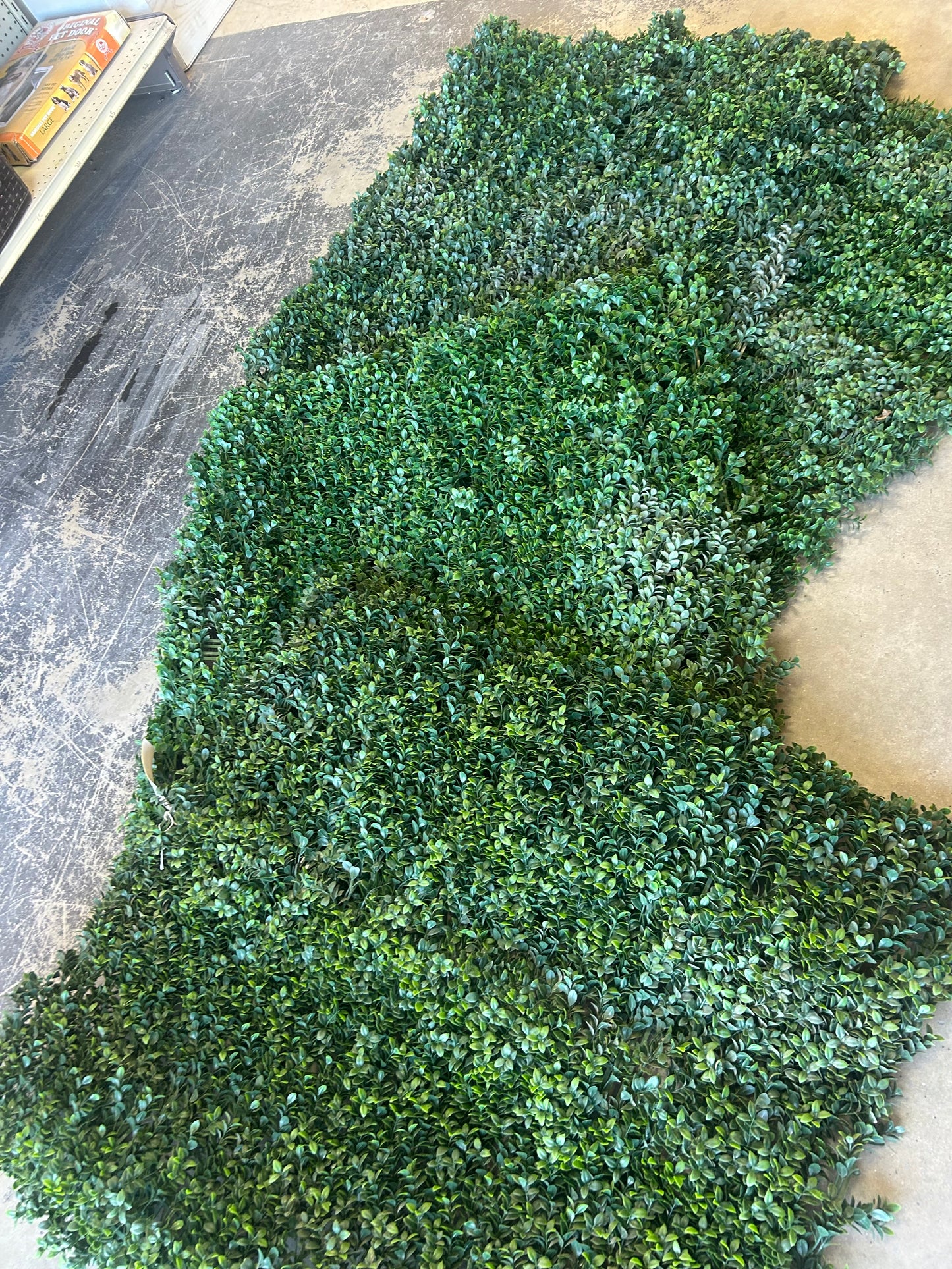 Green Artificial Jasmine Leaf Panels