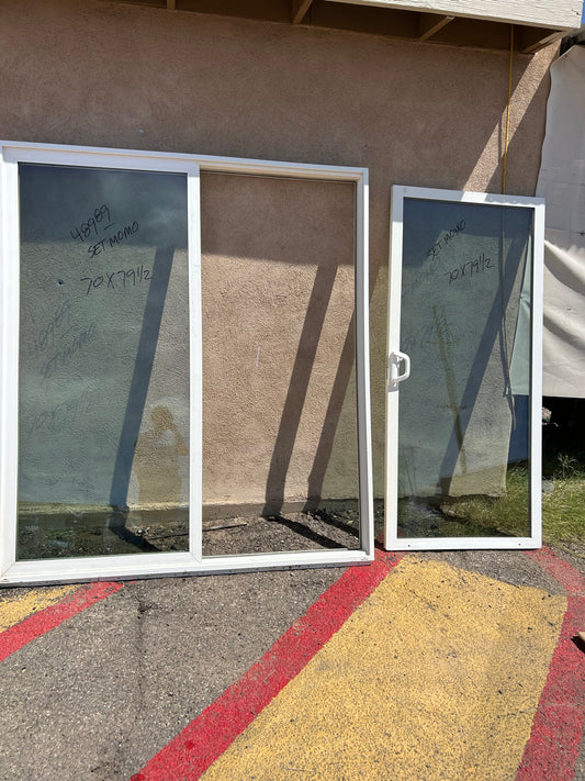 Sliding Glass Door w/frame