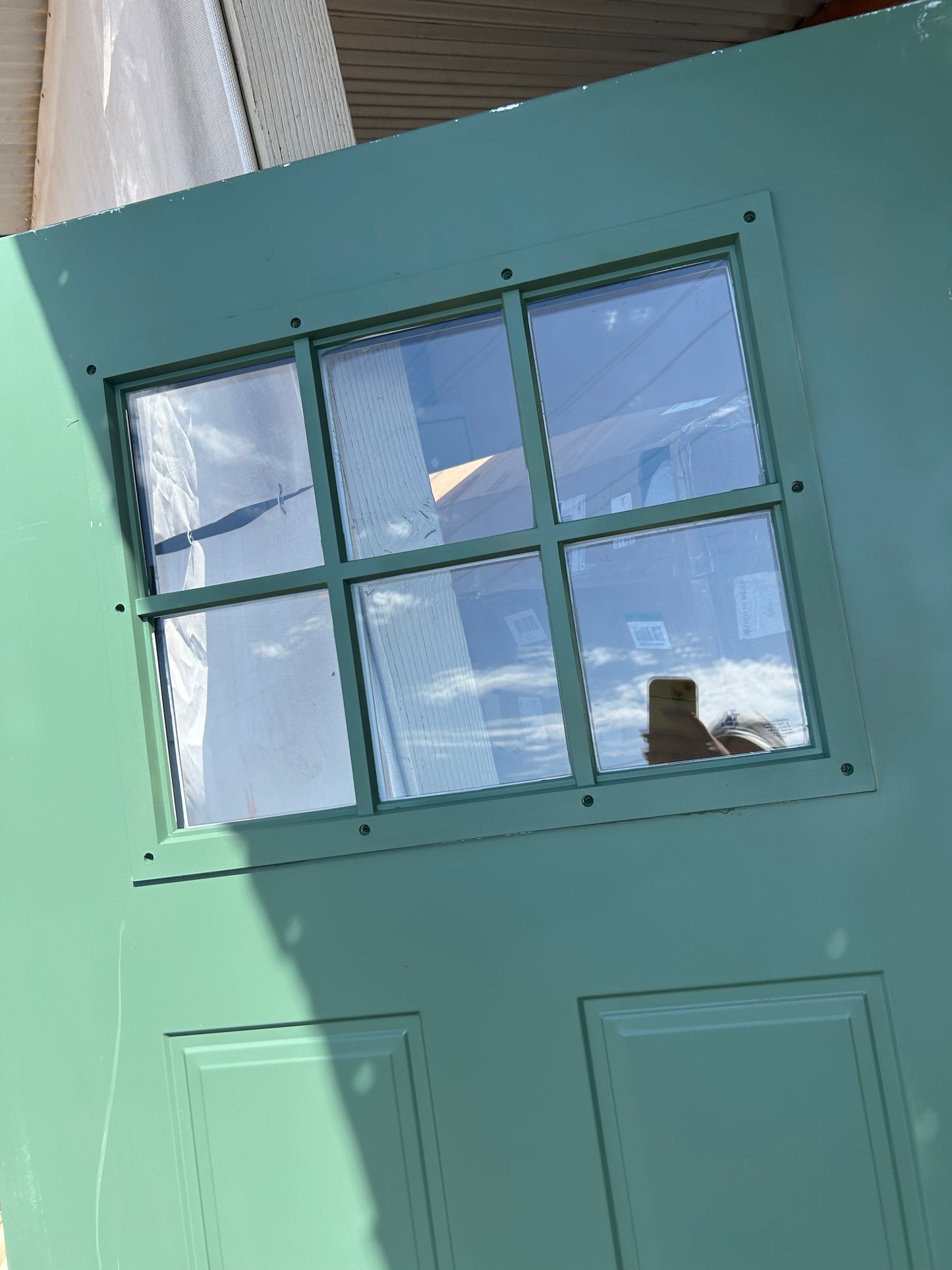 Exterior 6-lite door