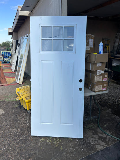 Exterior 6-lite door