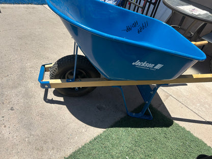 Heavy-Duty Steel Wheelbarrow