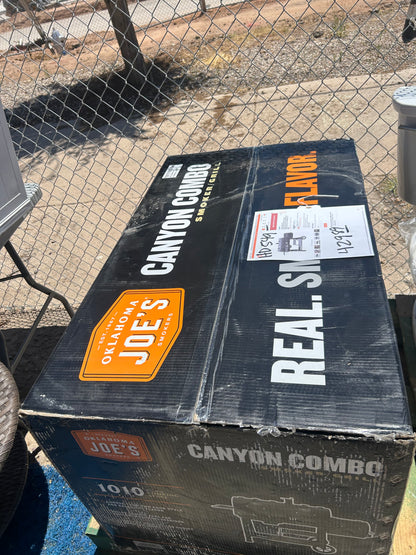 Dual Fuel 3-Burner Propane Gas and Charcoal Smoker and Grill