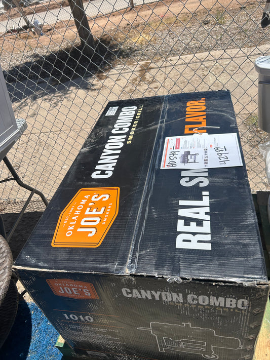 Dual Fuel 3-Burner Propane Gas and Charcoal Smoker and Grill