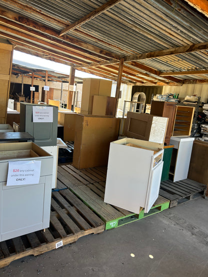 $20 Cabinet Sale