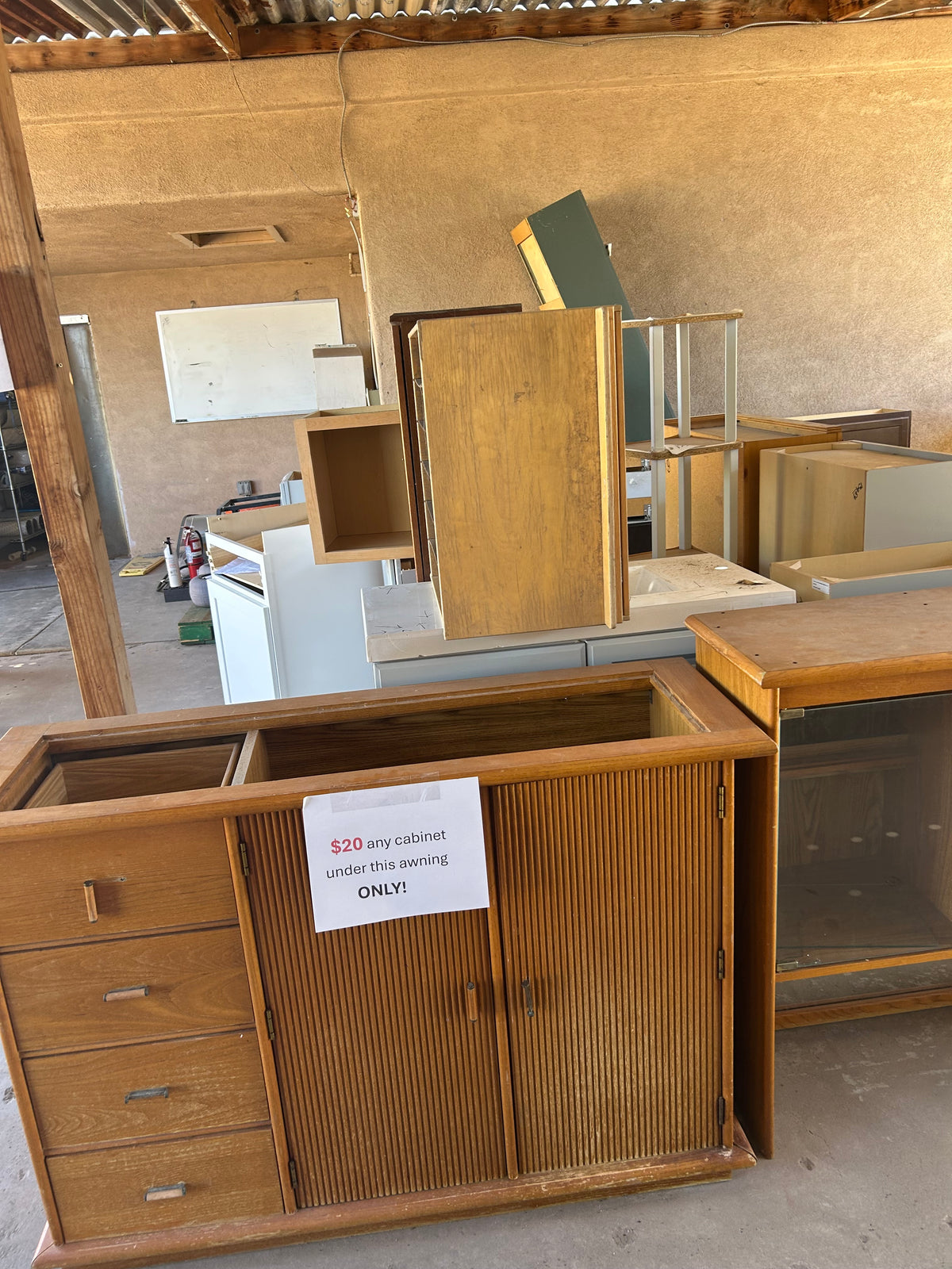 $20 Cabinet Sale