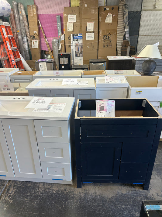 30% OFF all bathroom vanities
