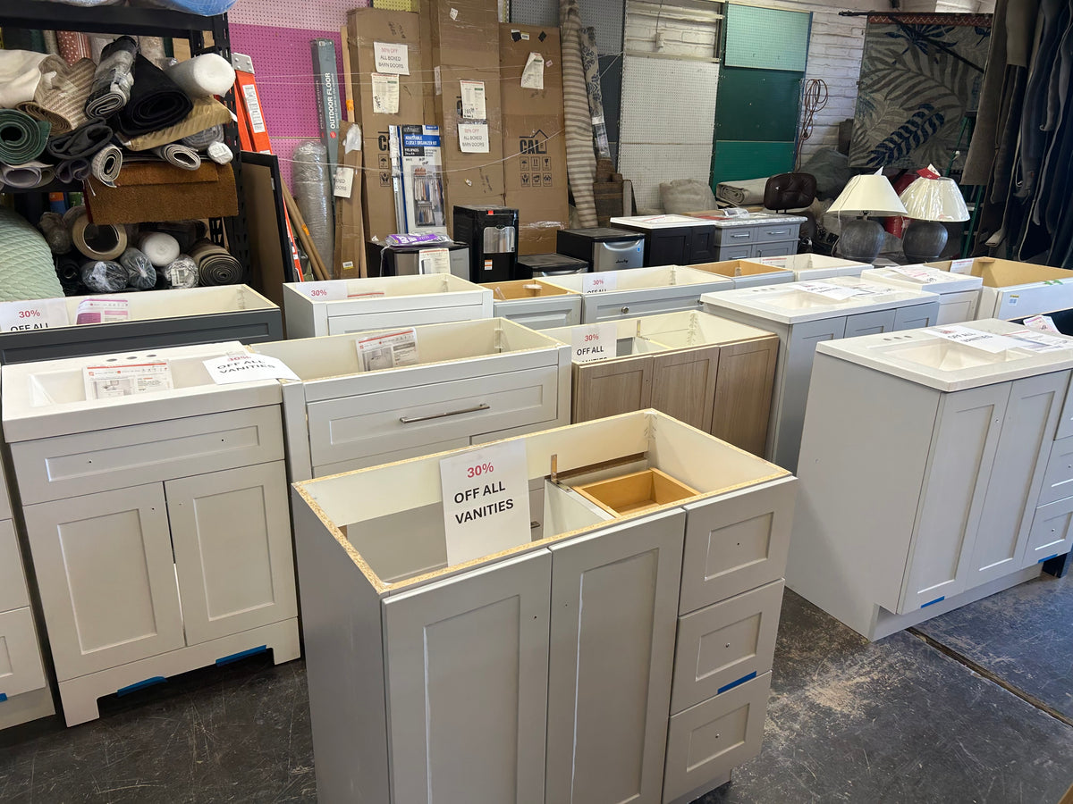 30% OFF all bathroom vanities