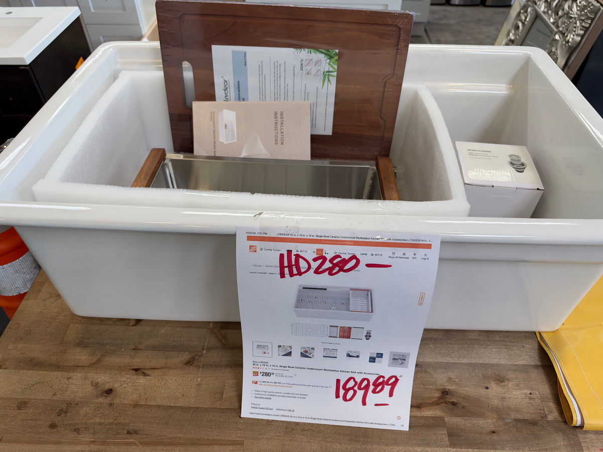 Ceramic Undermount Kitchen Sink