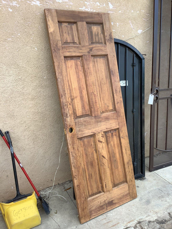 6-Panel Wood Door