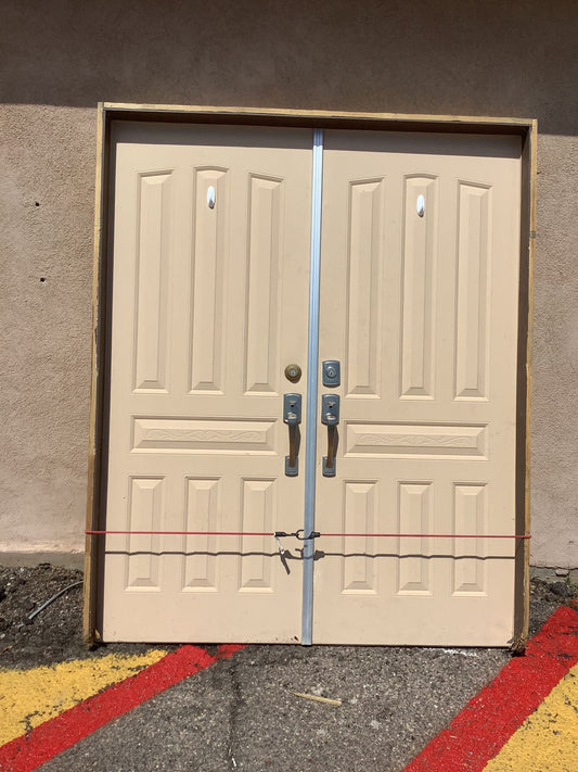 7-Panel Prehung Door