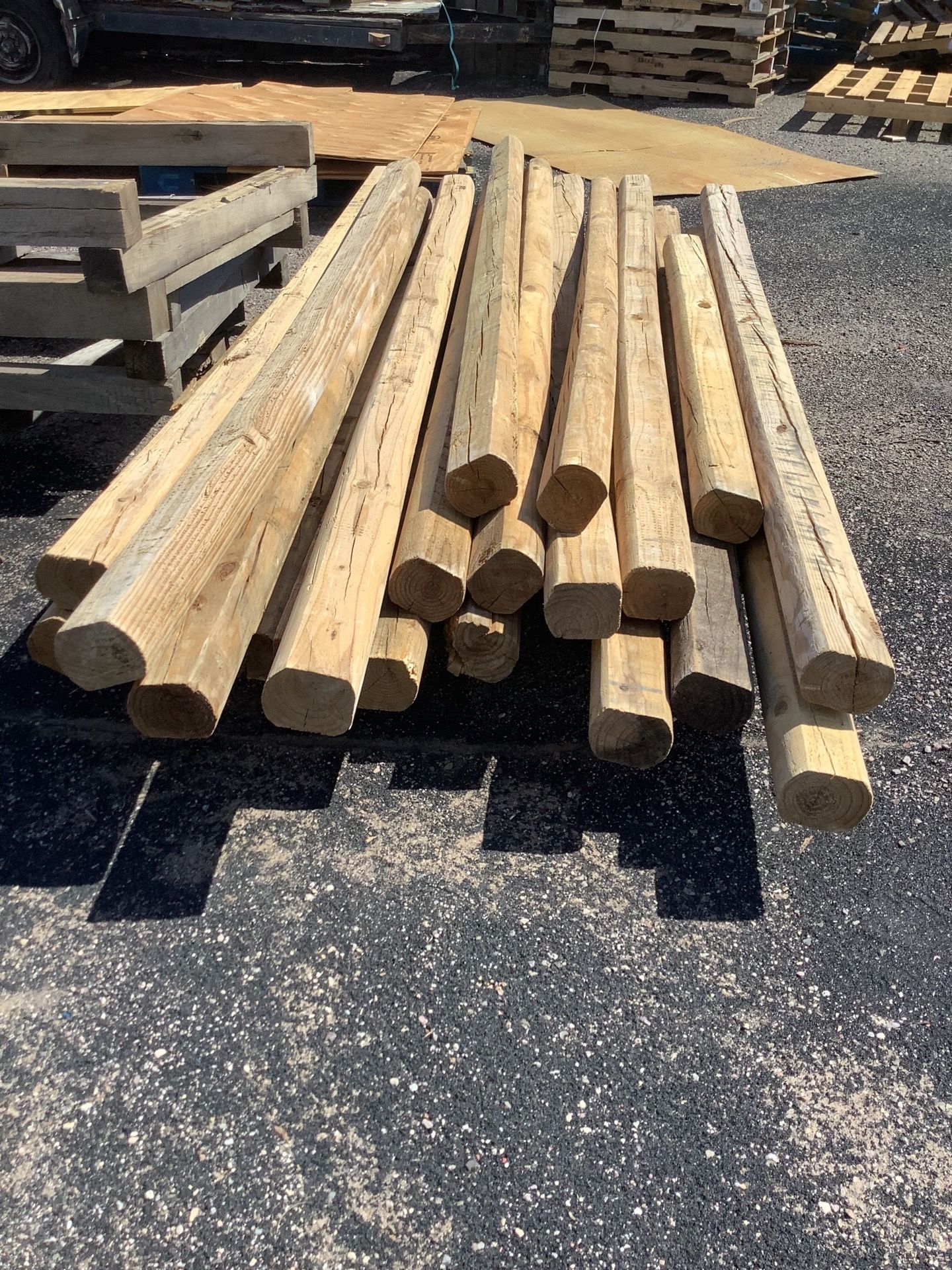 Wood Fence Post