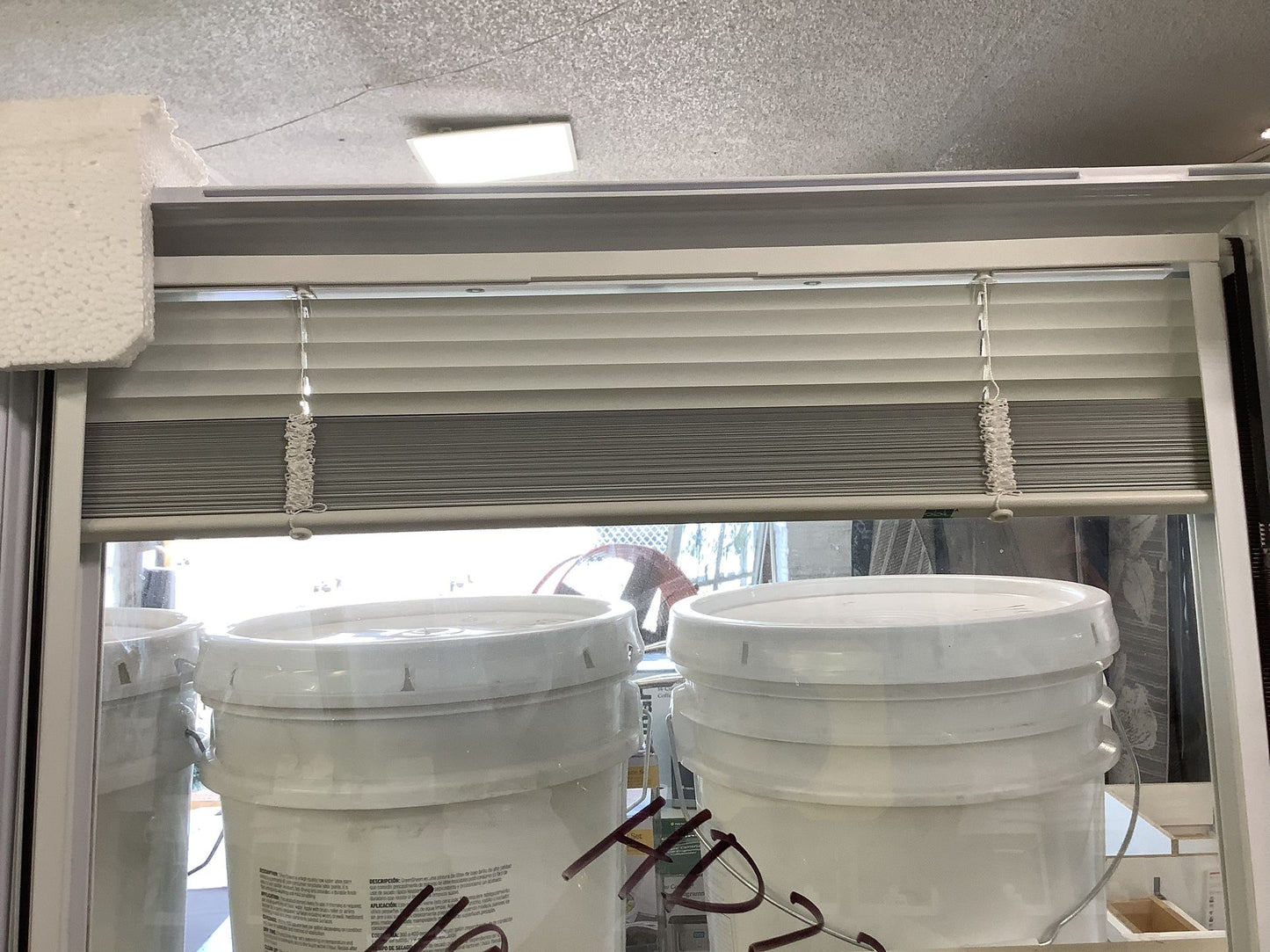 20 in. x 64 in. Door Windows w/ Blinds