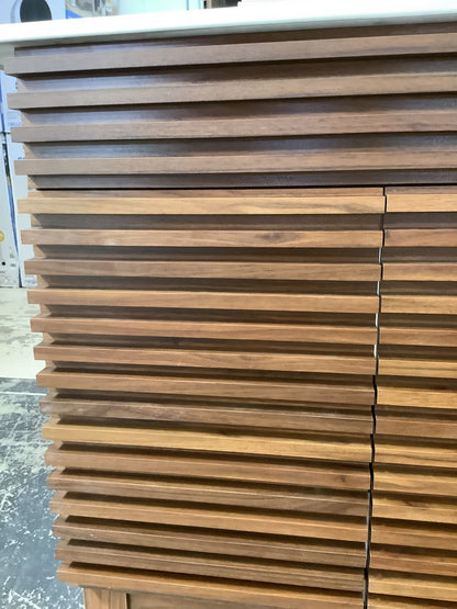 Render Walnut Bathroom Vanity