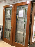 EXTERIOR STAINED GLASS SET DOORS (Reduced Price)