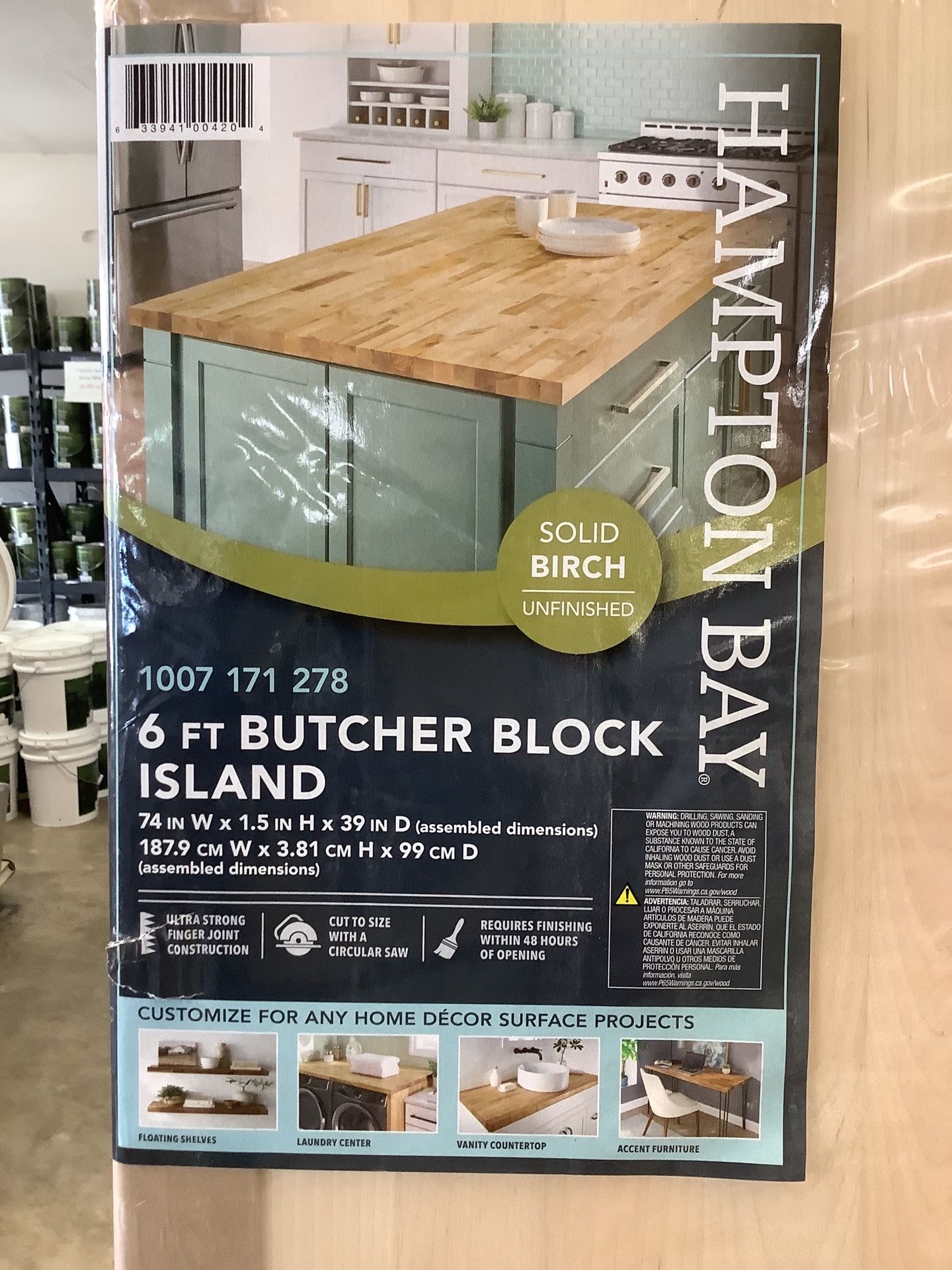 Solid Wood Butcher Block