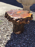 Wood Stump End Table