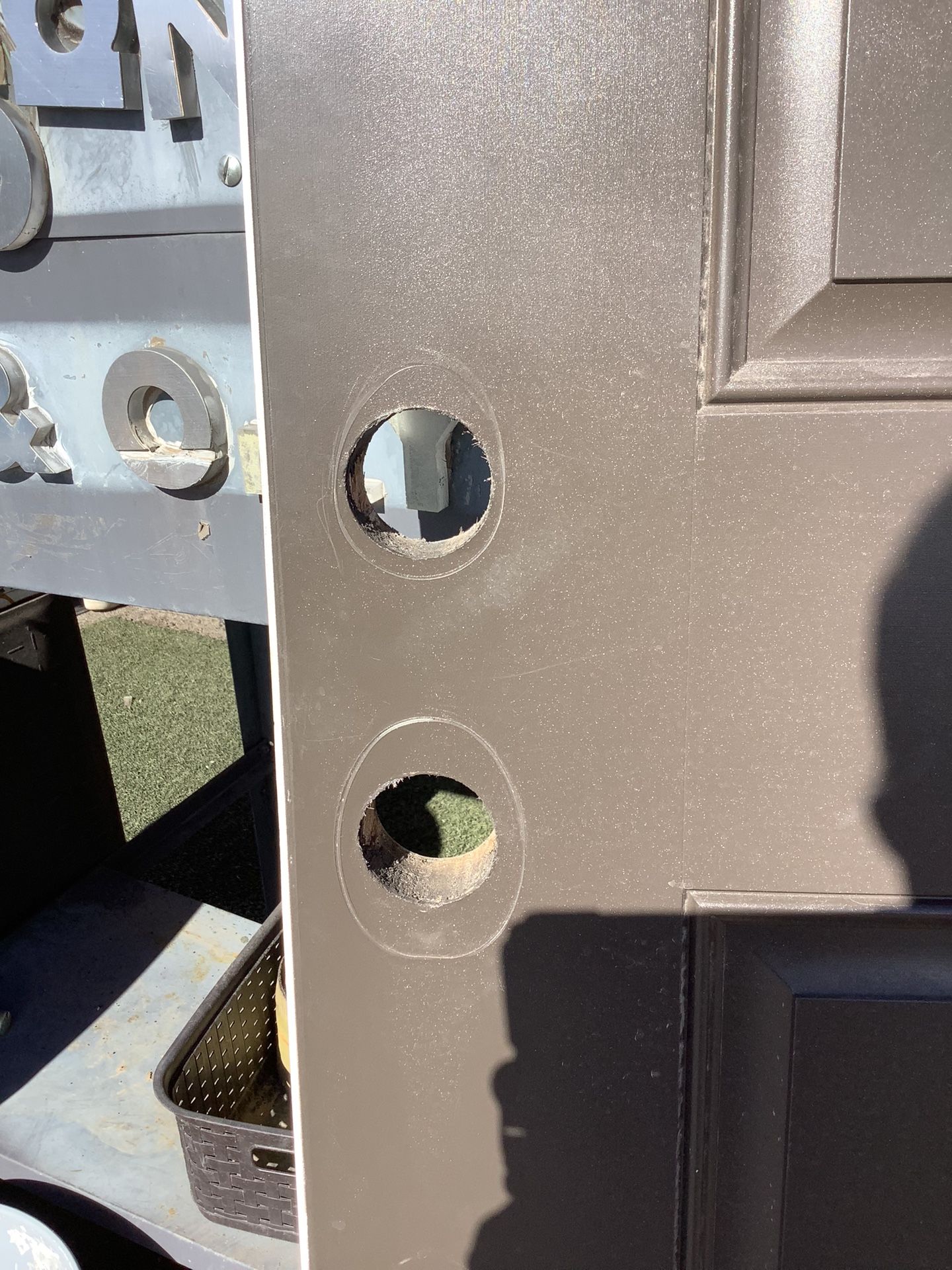 2-Panel Entry Door w/ Peep Hole