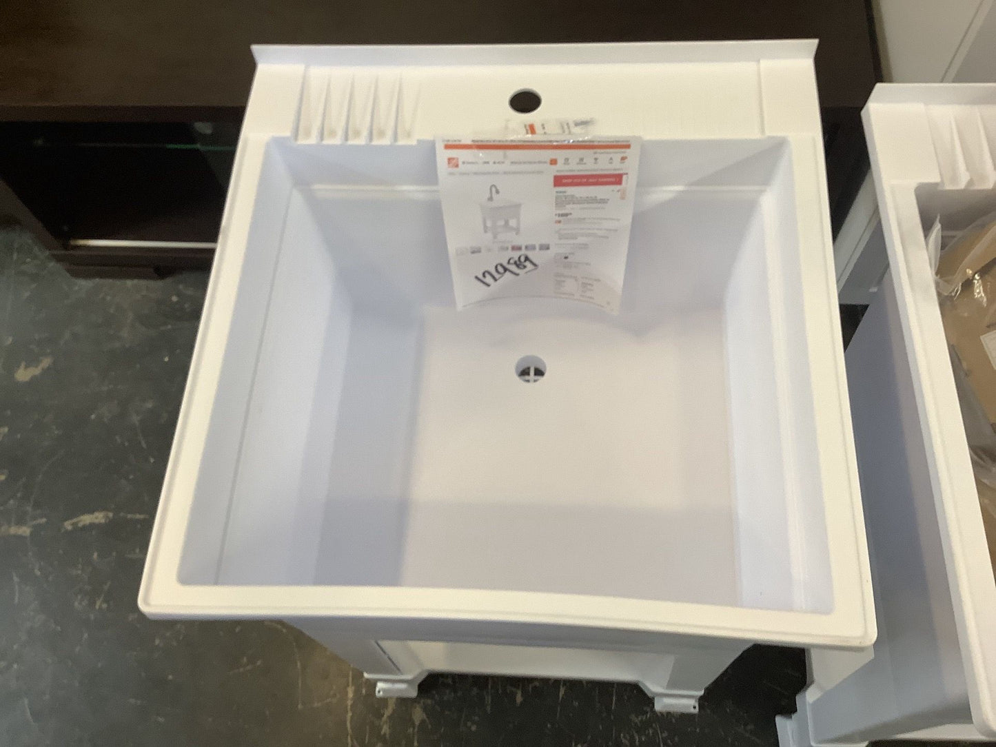 24 in. Laundry/Utility Sink w/ Faucet