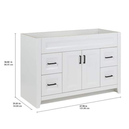 48 in. Bath Vanity Cabinet without Top