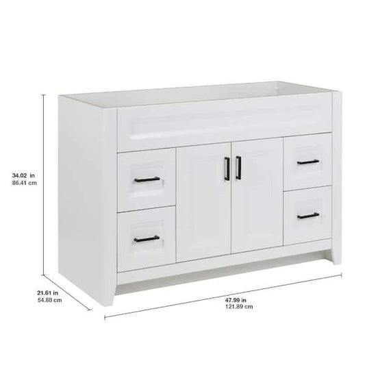 48 in. Bath Vanity Cabinet without Top