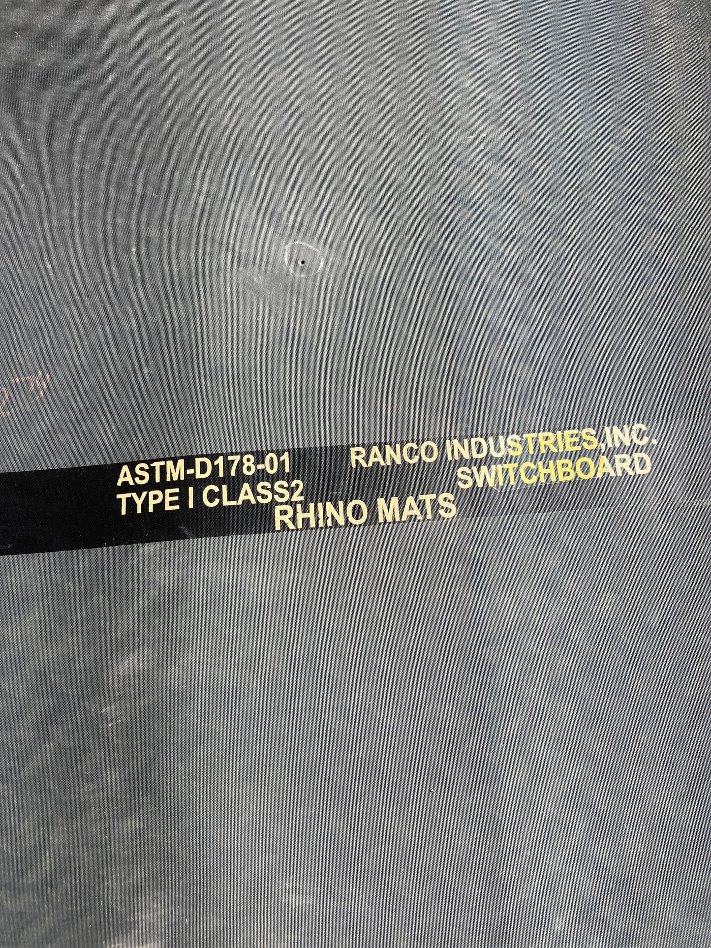 Rhino mat diamond surface nonconductive rubber mat