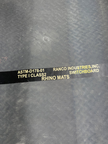 Rhino mat diamond surface nonconductive rubber mat