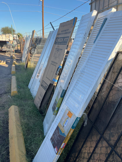 Variety of louvered bifold doors