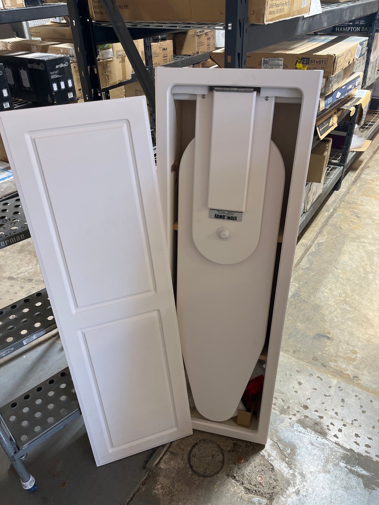 Stowaway built-in ironing board