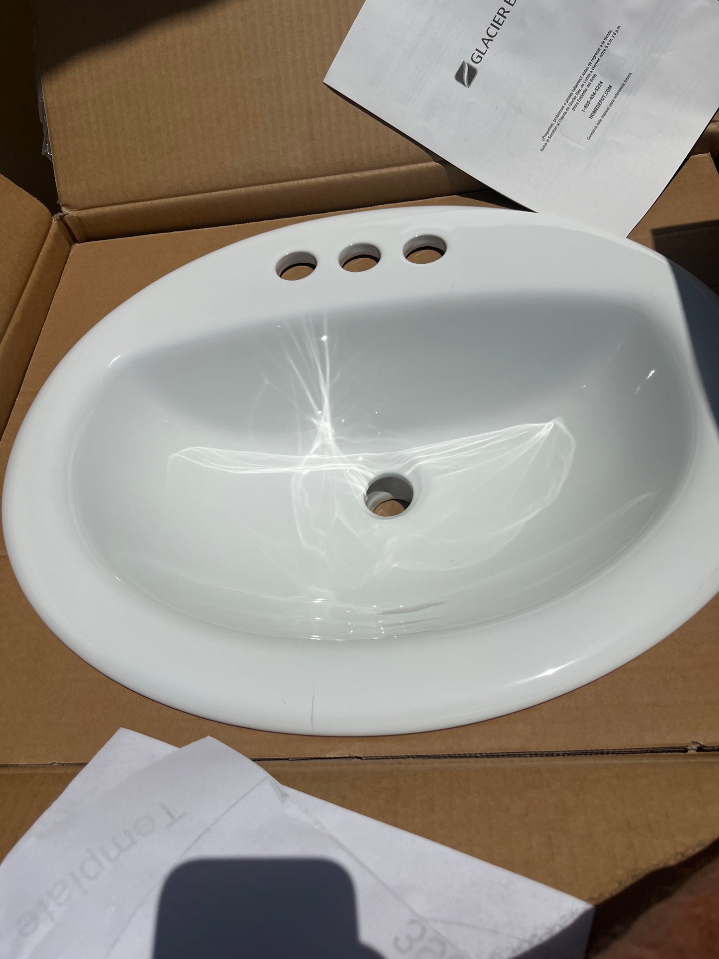 Drop in sink