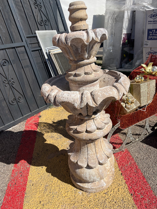 4 foot tall two tier fountain