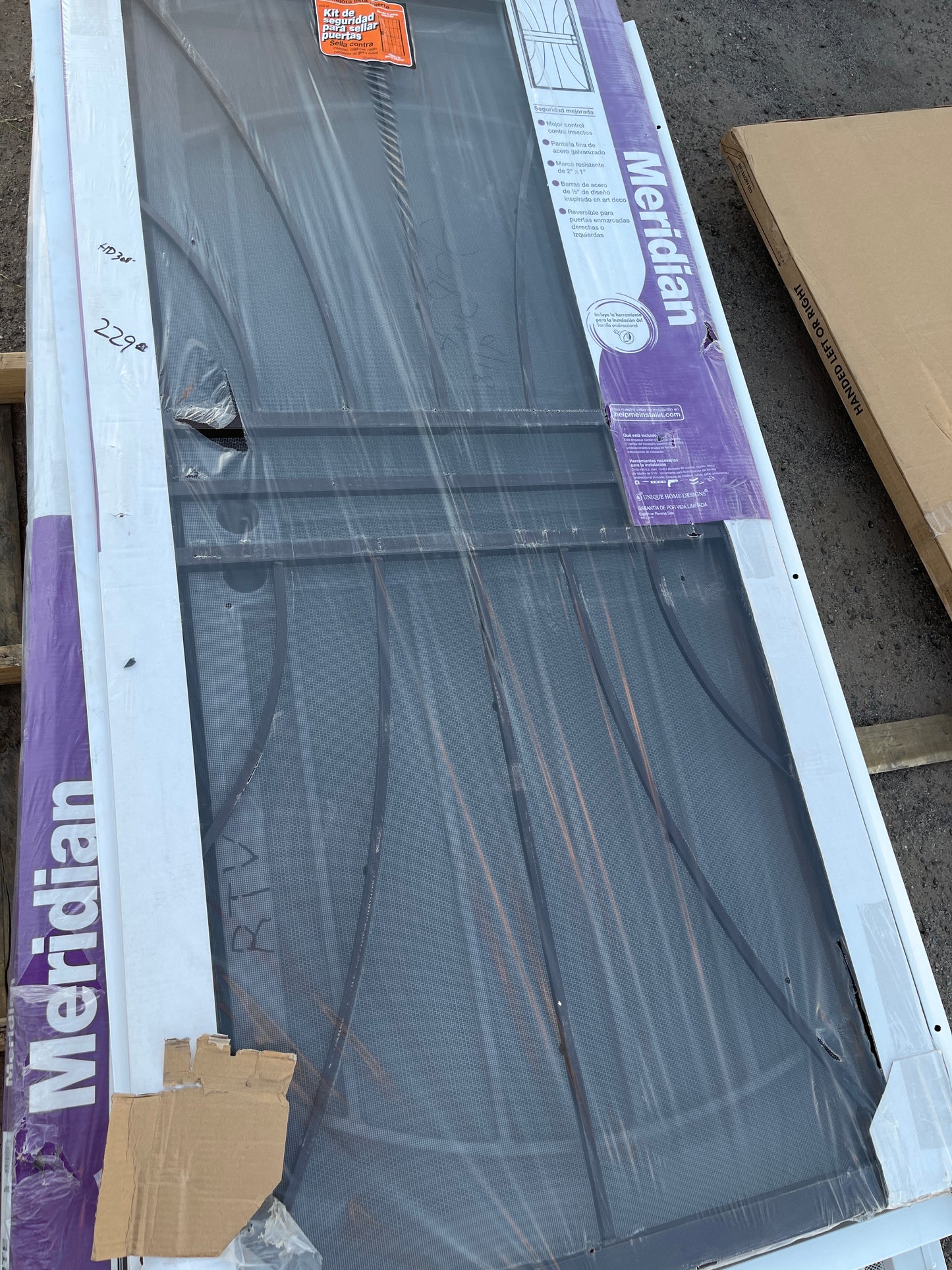 Meridian, enhanced security copper door