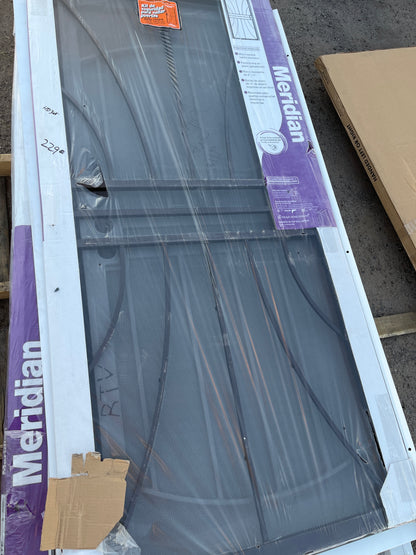 Meridian, enhanced security copper door