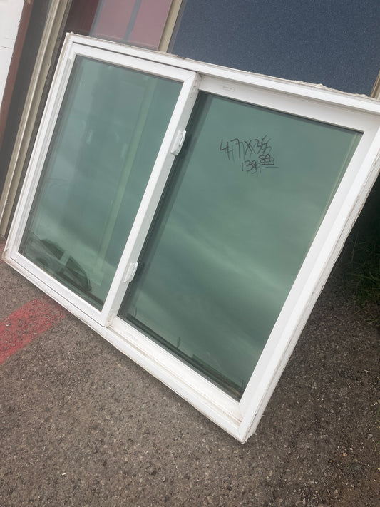Vinyl double glaze window