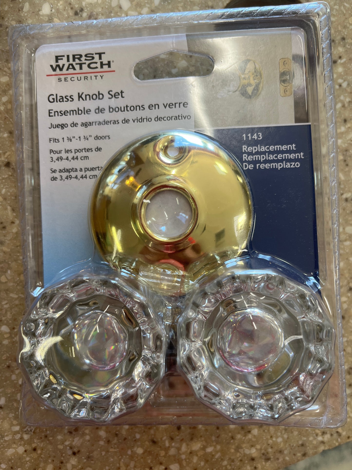 Glass knob set
