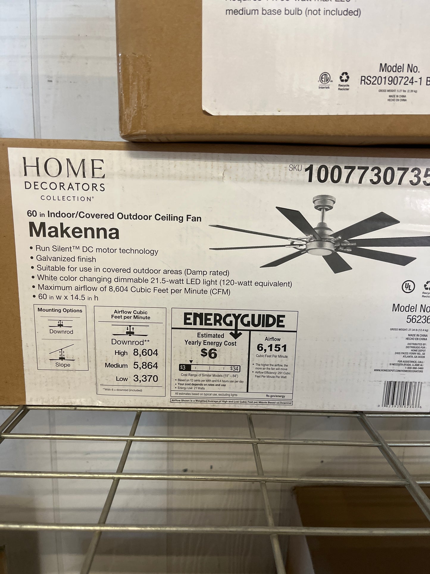 Makenna 60 inch ceiling fan