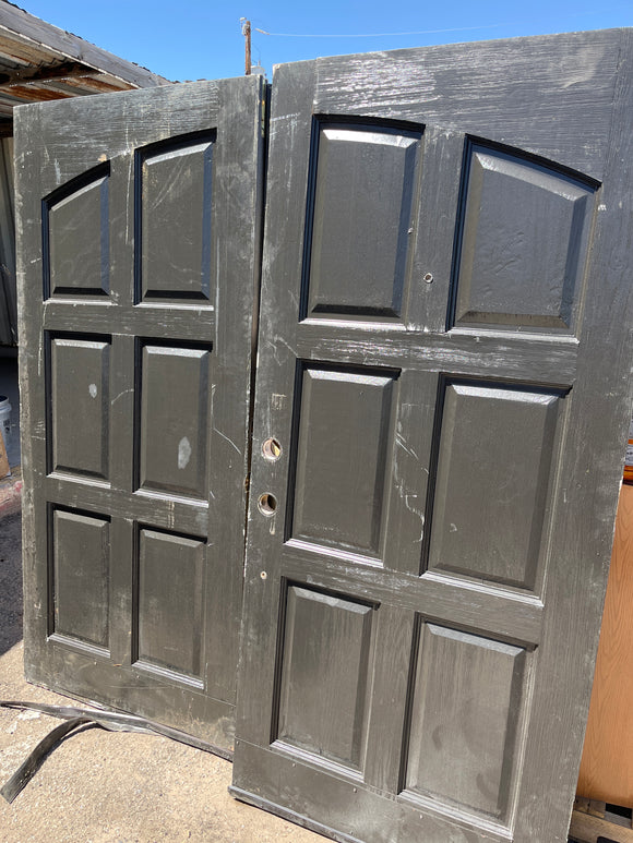 12 panel Solid wood door set