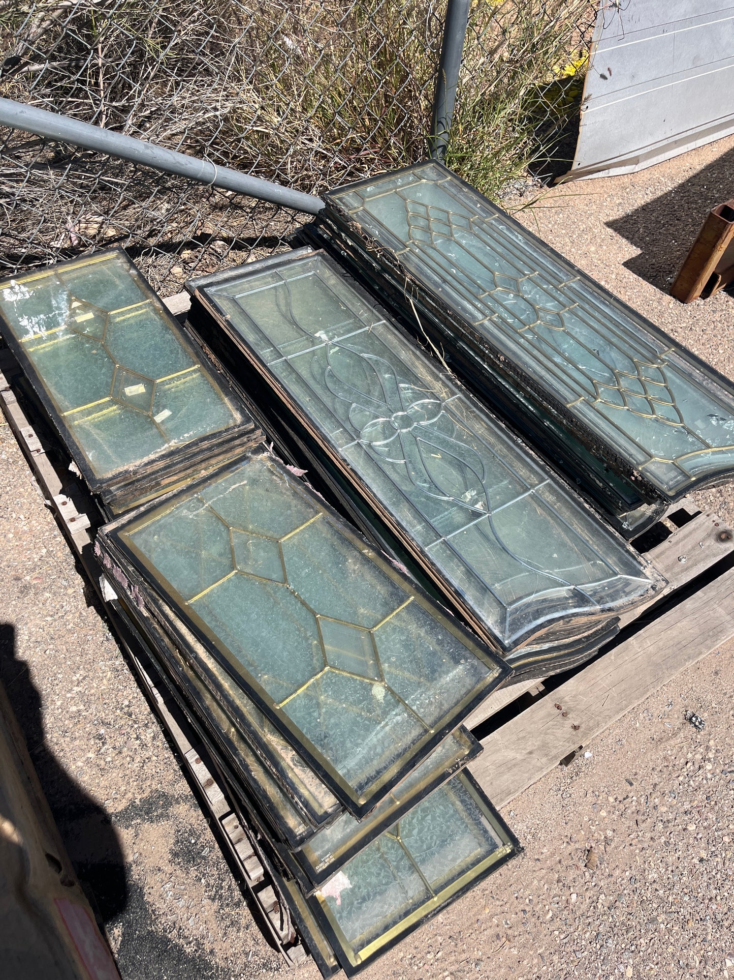 Leaded glass windows