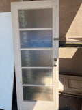 Five panel obscure glass door